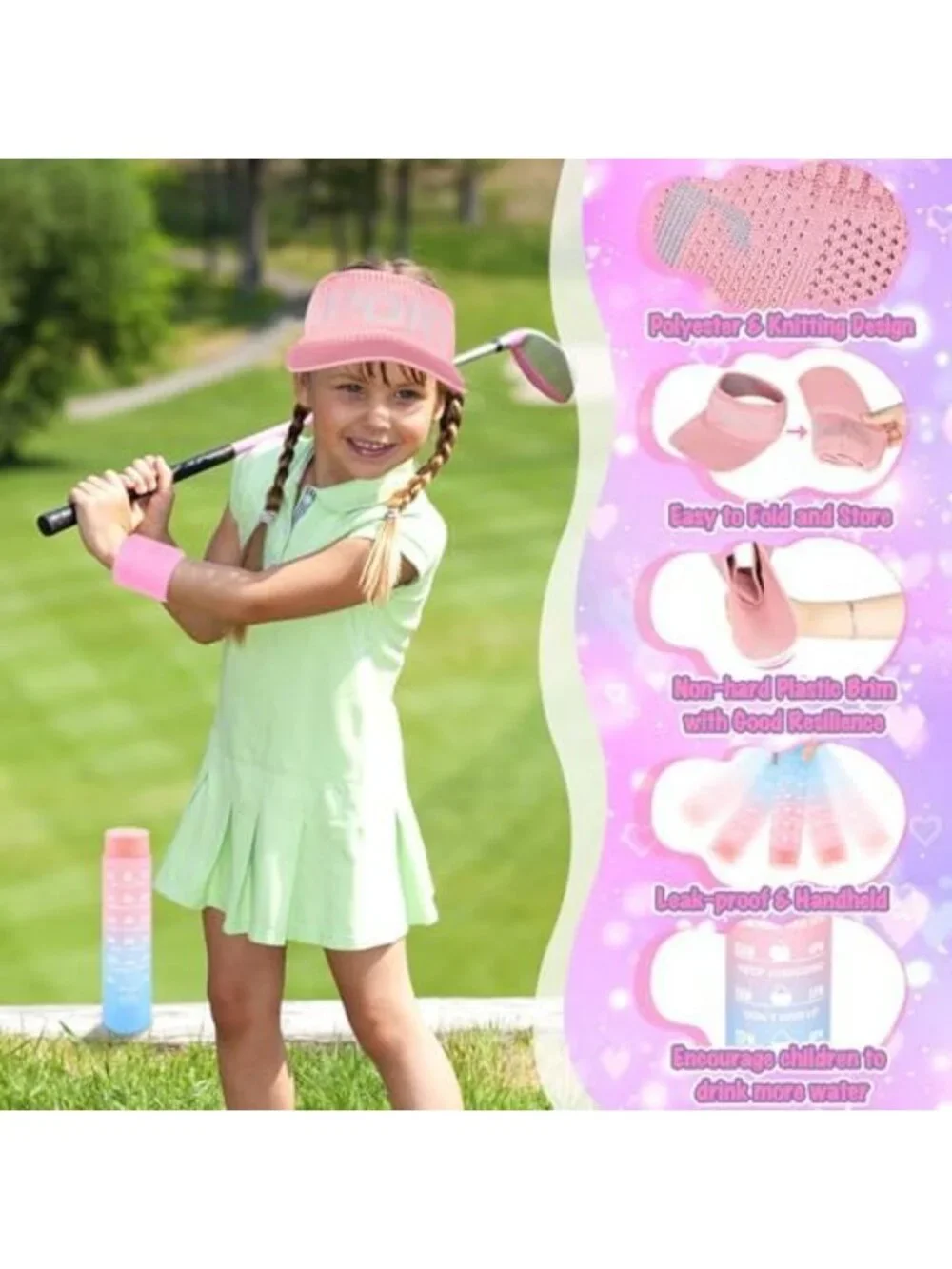 Play Purse & 34PCS Sports Set - Fun Princess Toys for Girls Ages 3-12